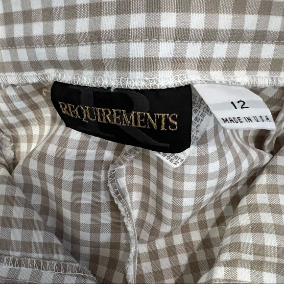 Requirements vintage gingham high waisted shorts - Picture 14 of 14